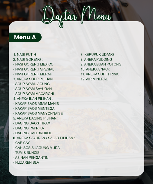 Daftar Menu A